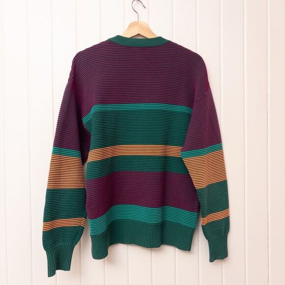 Nagnata Lucid Sweater Opal Rainbow Stripe Retro Knit Size XS - Picture 7 of 9